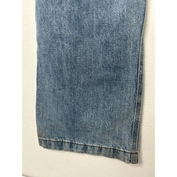 S.O.N.G. Carpenter Street Jeans Size 7/28 light wash wide leg - Picture 7 of 9